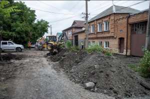 В поселке Заводском обновляют улицу Промышленную