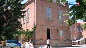 Продолжается капитальный ремонт в здании Северо-Осетинского педагогического колледжа
