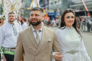 Врачи из Северной Осетии поженились на Всероссийском свадебном фестивале «Россия. Соединяя сердца»