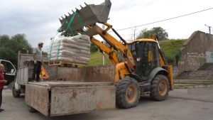 Еще один участок набережной начали благоустраивать во Владикавказе