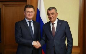 Сергей Меняйло поздравил с юбилеем вице-премьера Александра Новака