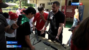 В Тамиске проходит тематическая смена «Щит Отечества»