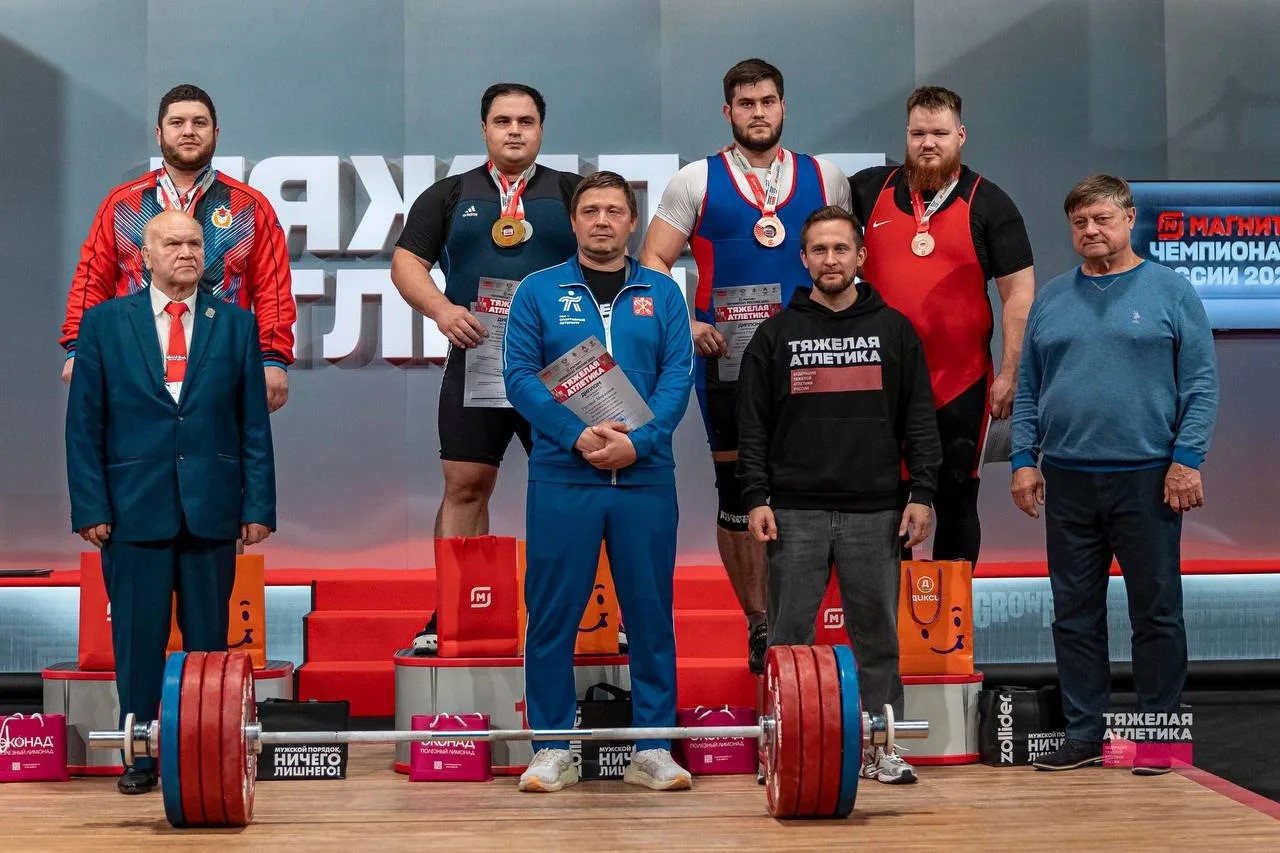 Арсен Мерденов и Сармат Теблоев – чемпионы России по тяжелой атлетике, Тимур Наниев – серебряный призер