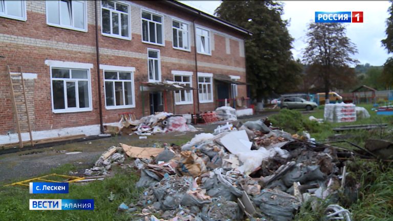 В Лескене по нацпроекту «Семья» капитально ремонтируют детский сад