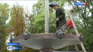 Исторический фонтан «Цапля» возвращают в городское пространство после масштабной реставрации