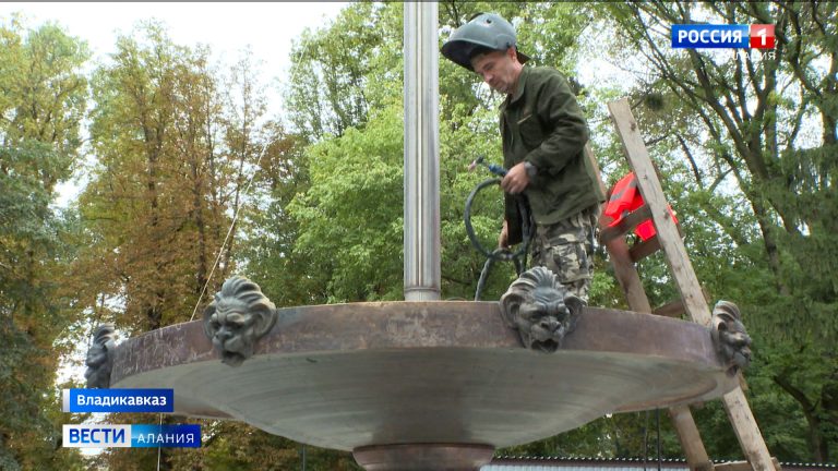 Исторический фонтан «Цапля» возвращают в городское пространство после масштабной реставрации