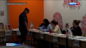Сотрудники управления Росгвардии принимают участие в выборах депутатов Государственной Думы