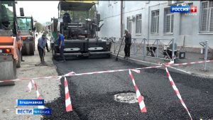 Во Владикавказе приводят в порядок Осетинскую улицу